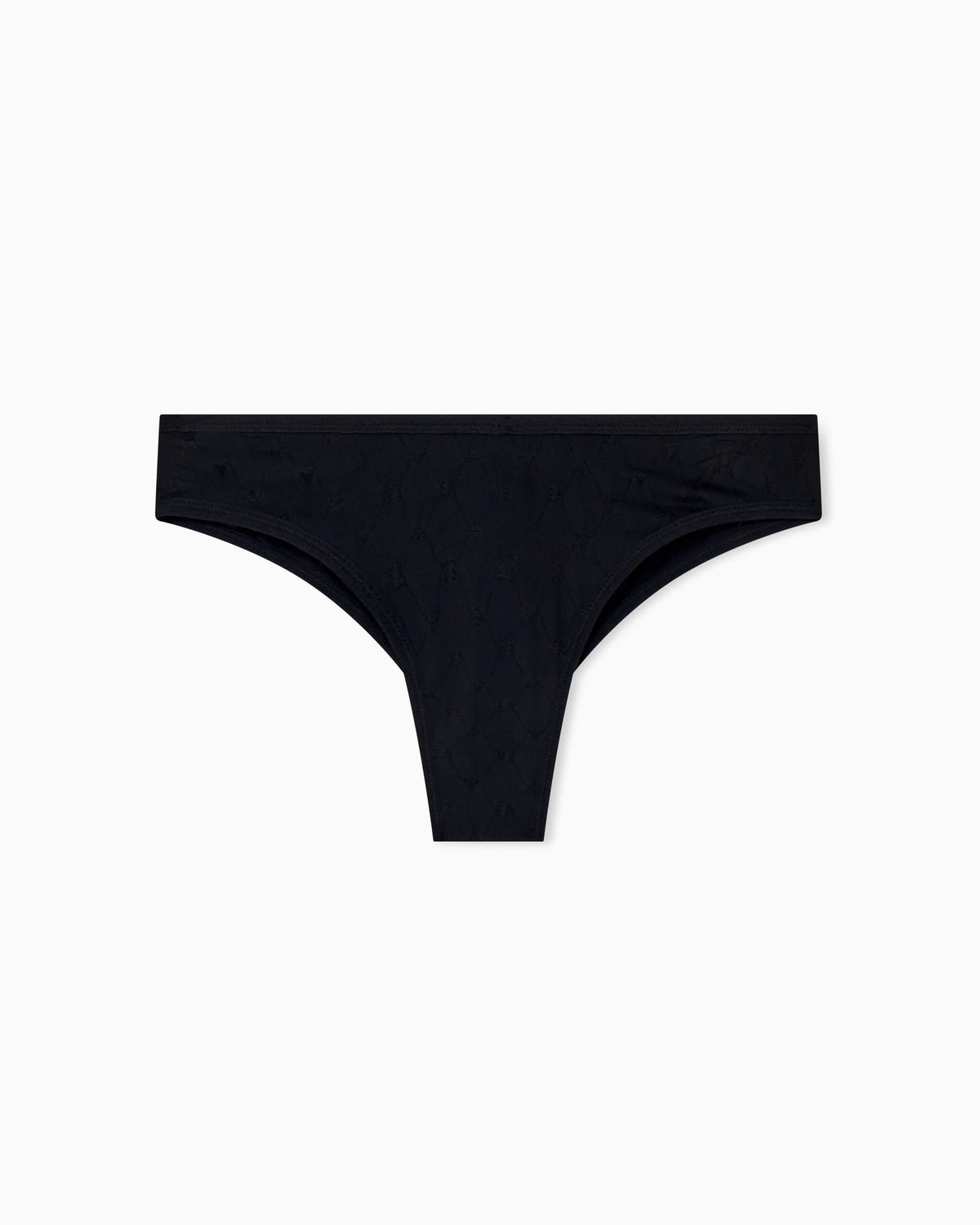 Stretch jersey Brazilian briefs with an all-over monogram