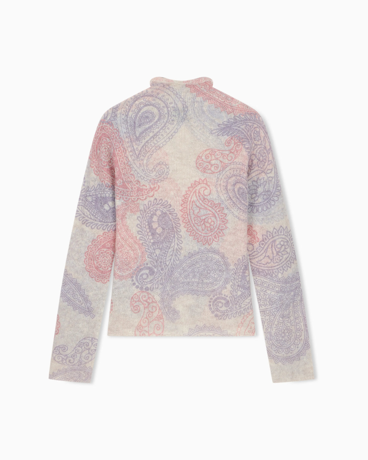 Alpaca sweater with paisley print Boteh Capsule