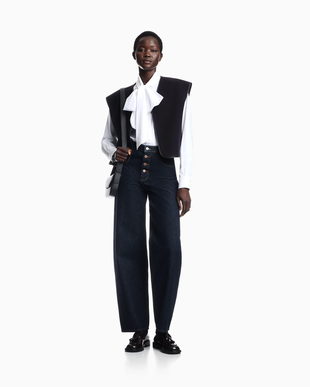 Vest in virgin wool cloth Boteh Capsule