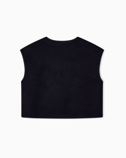 Vest in virgin wool cloth Boteh Capsule