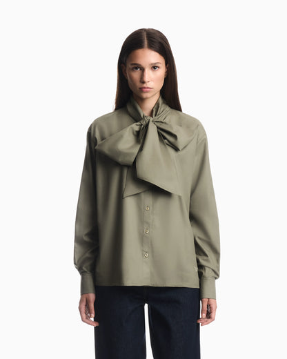 Scarf collar shirt Boteh Capsule