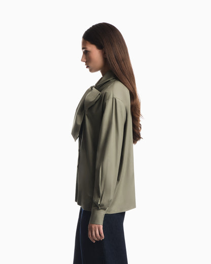 Scarf collar shirt Boteh Capsule