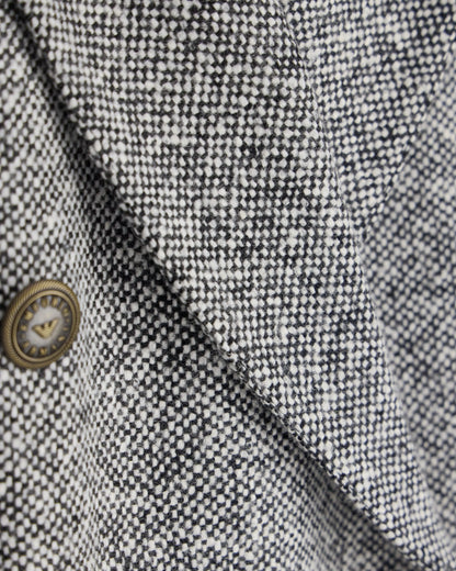 Tweed double-breasted blazer
