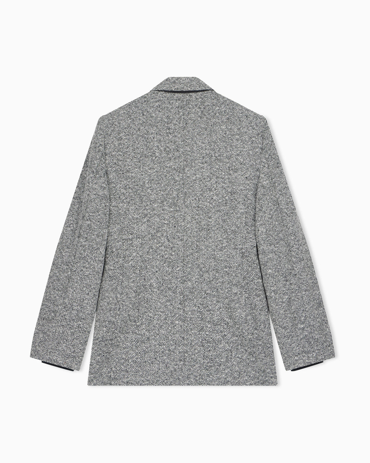 Tweed double-breasted blazer