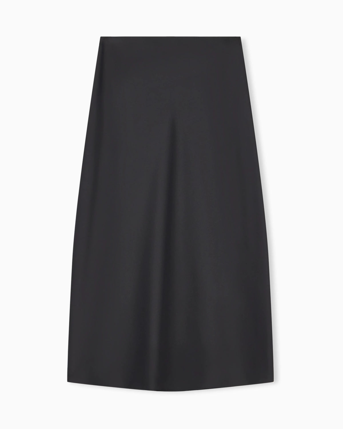 Unlined skirt in techno twill with side zipper and hook