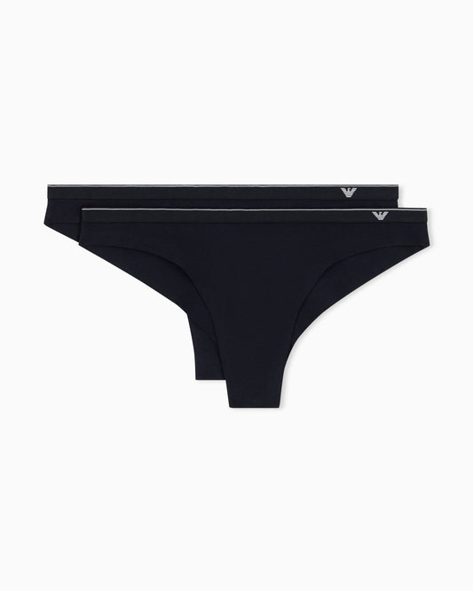 2-pack Brazilian briefs in cotton jersey with logo band