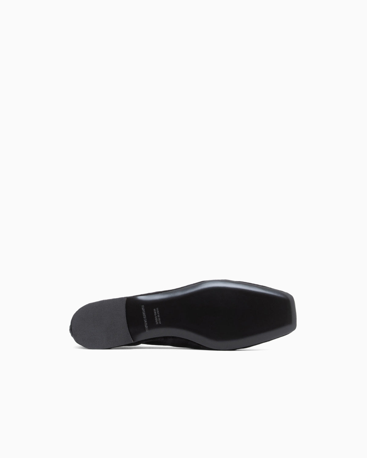 Ballet flats in animalier velvet with a leather sole