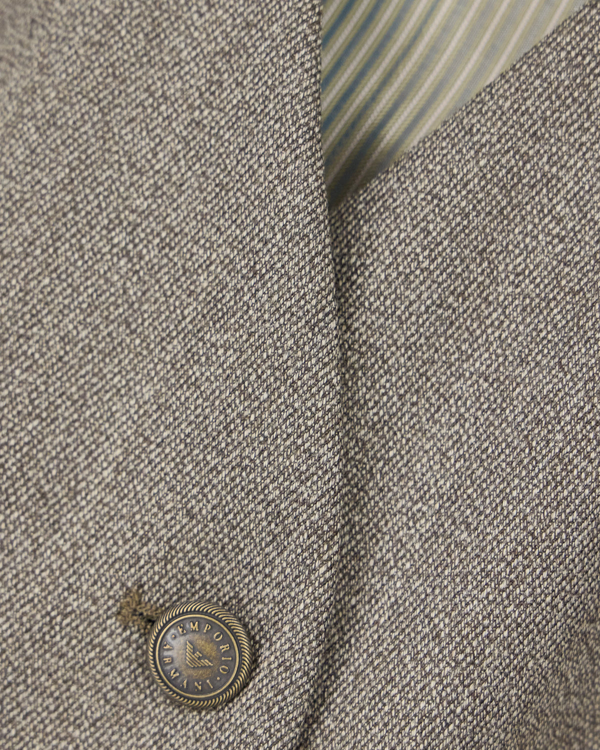 Double-breasted virgin wool gilet