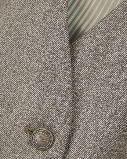 Double-breasted virgin wool gilet