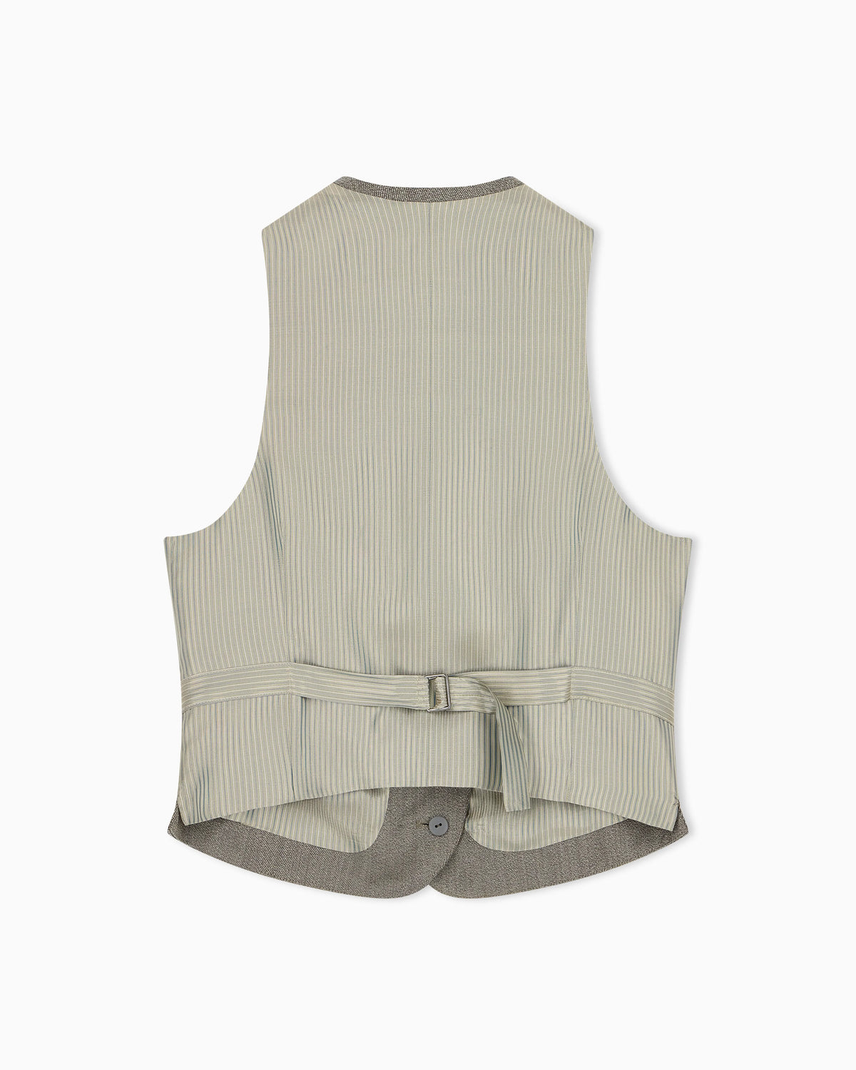 Double-breasted virgin wool gilet