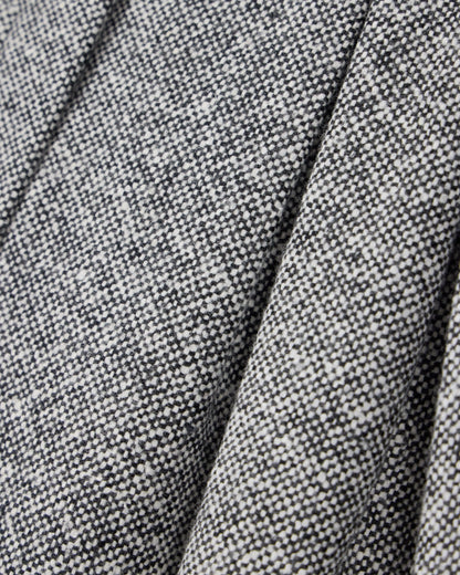 Tweed Bermuda shorts with pleats