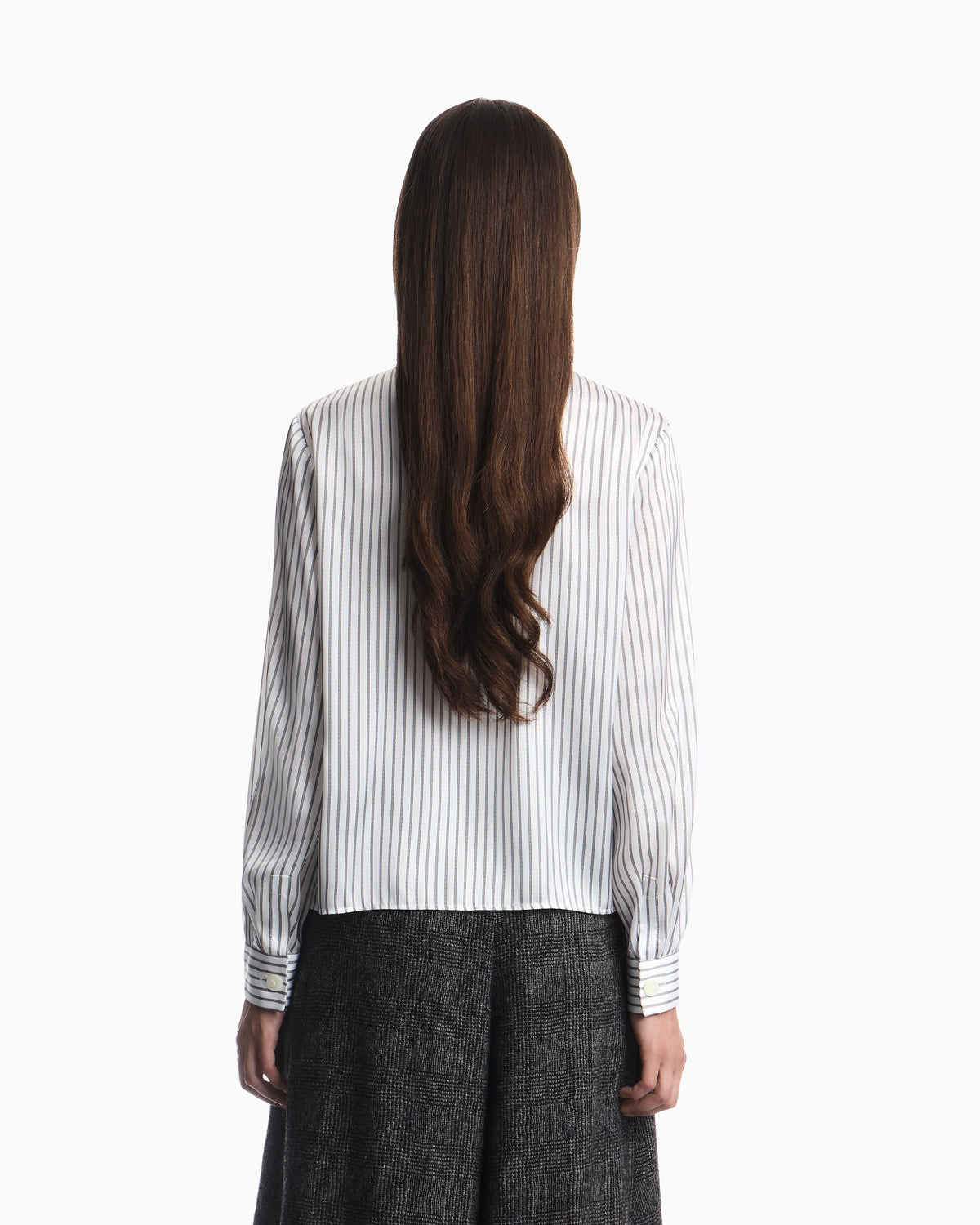 Striped jacquard shirt