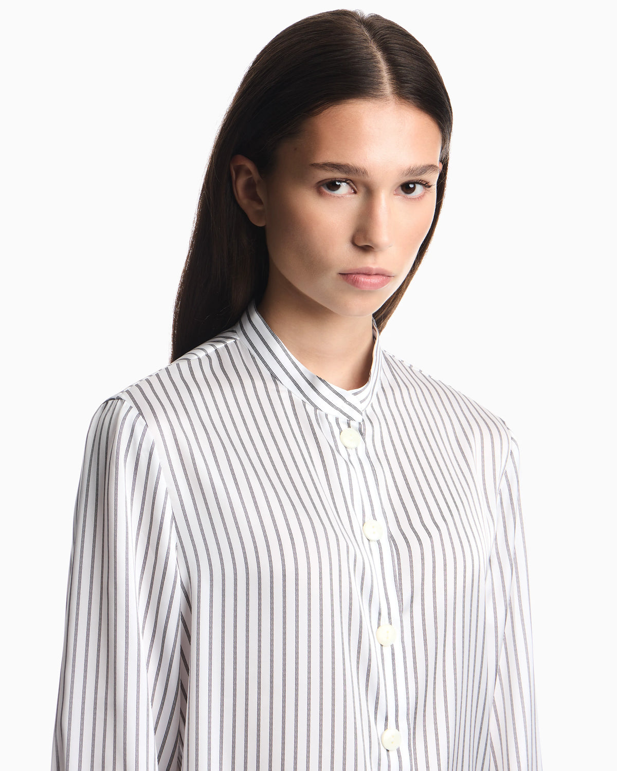 Striped jacquard shirt