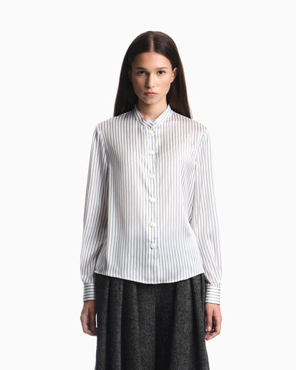 Striped jacquard shirt
