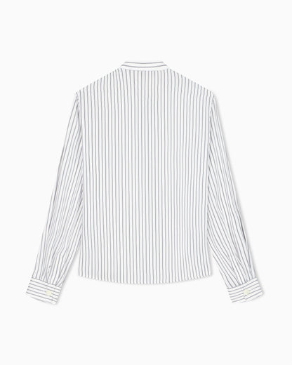 Striped jacquard shirt
