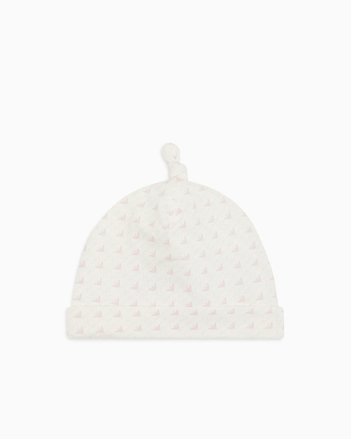 Jersey beanie with op-art eagles