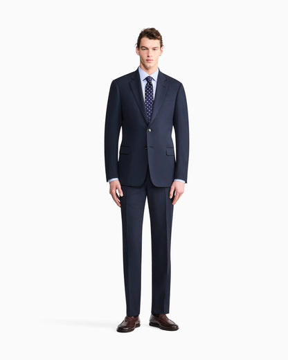 Single-breasted Soft line suit in virgin wool