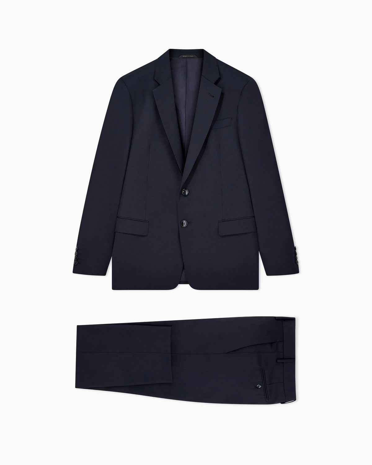 Single-breasted Soft line suit in virgin wool