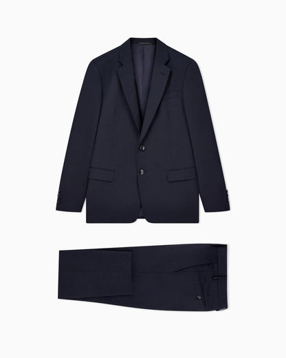 Single-breasted Soft line suit in virgin wool