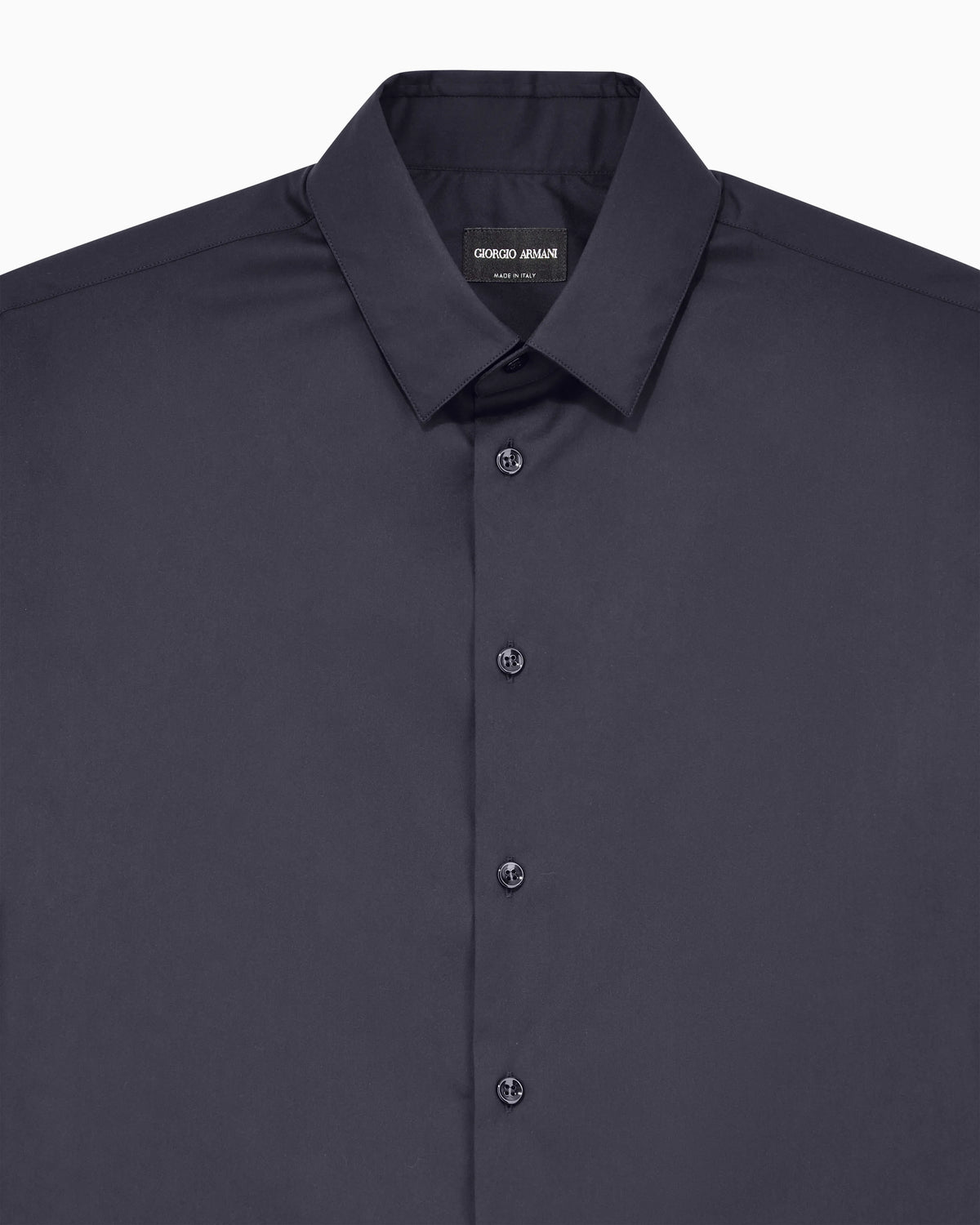 Slim fit-shirt in stretch cotton poplin