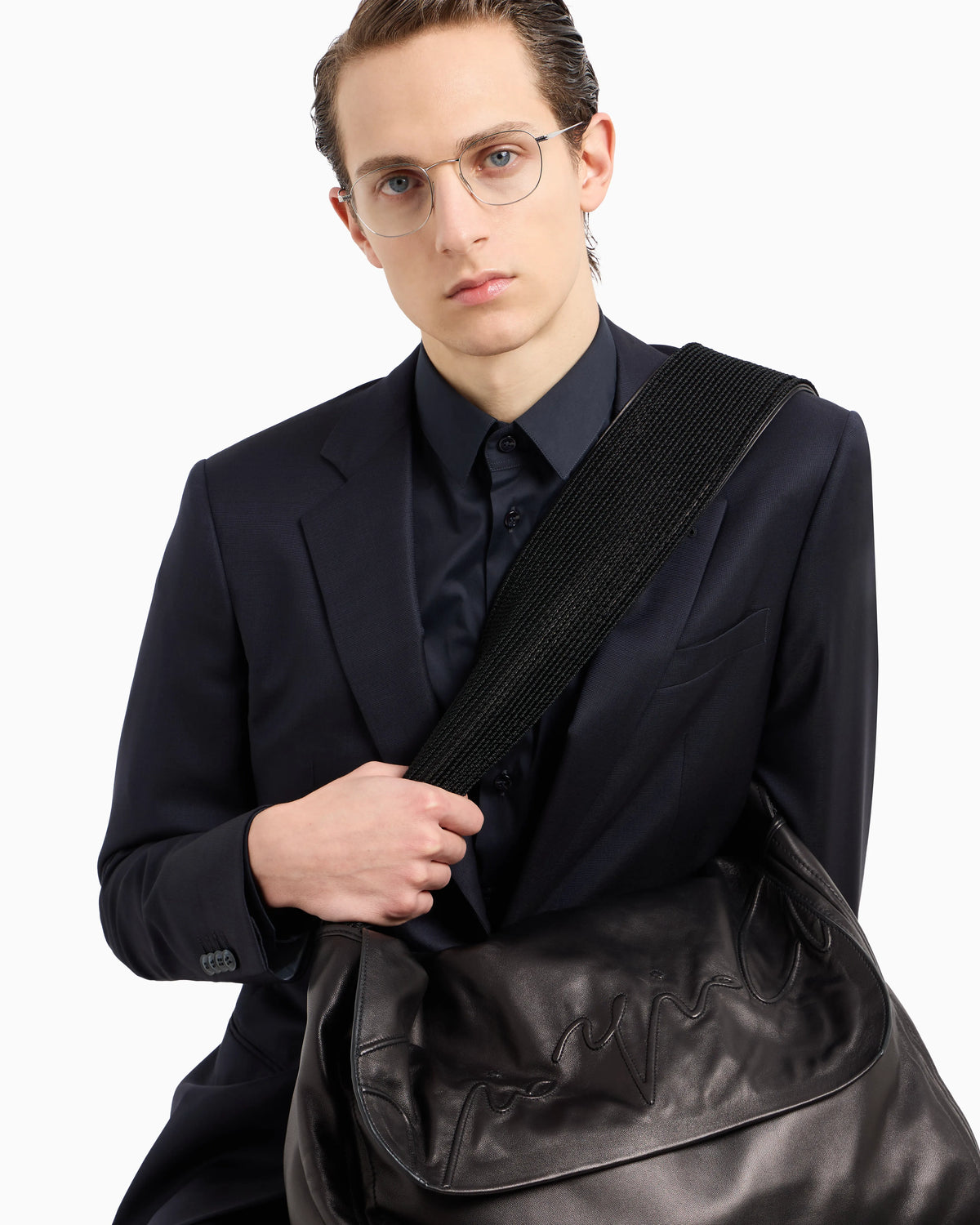 Slim fit-shirt in stretch cotton poplin