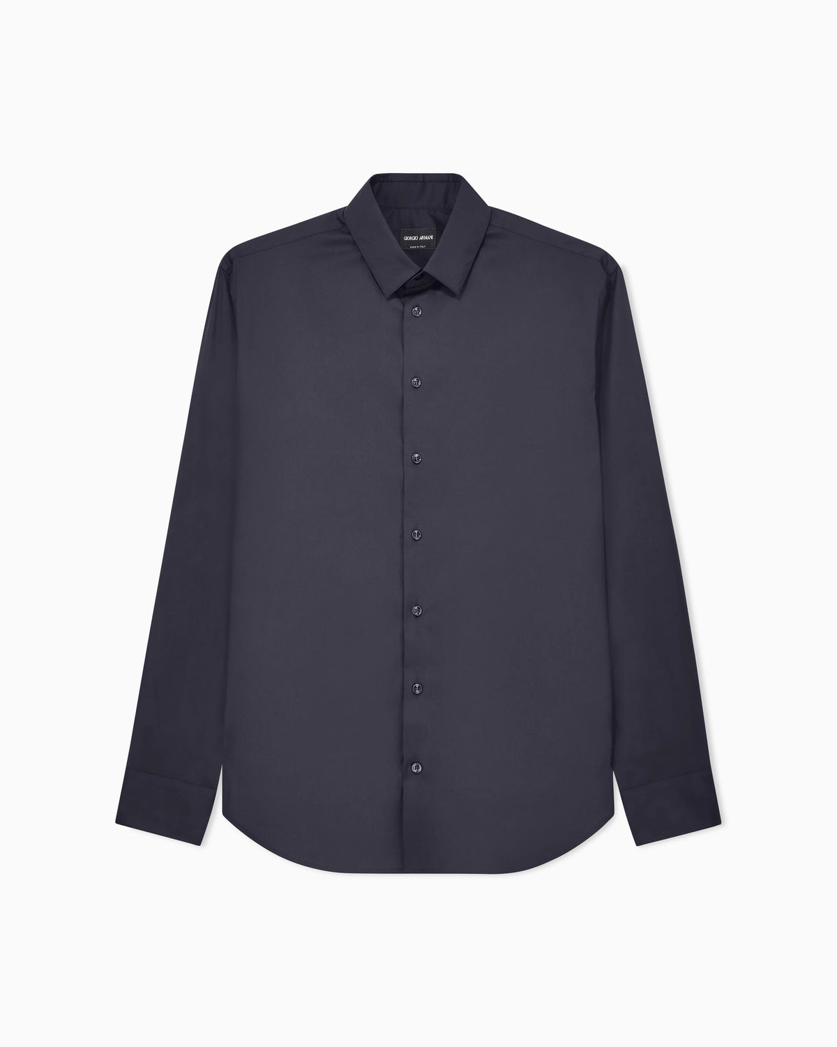 Slim fit-shirt in stretch cotton poplin