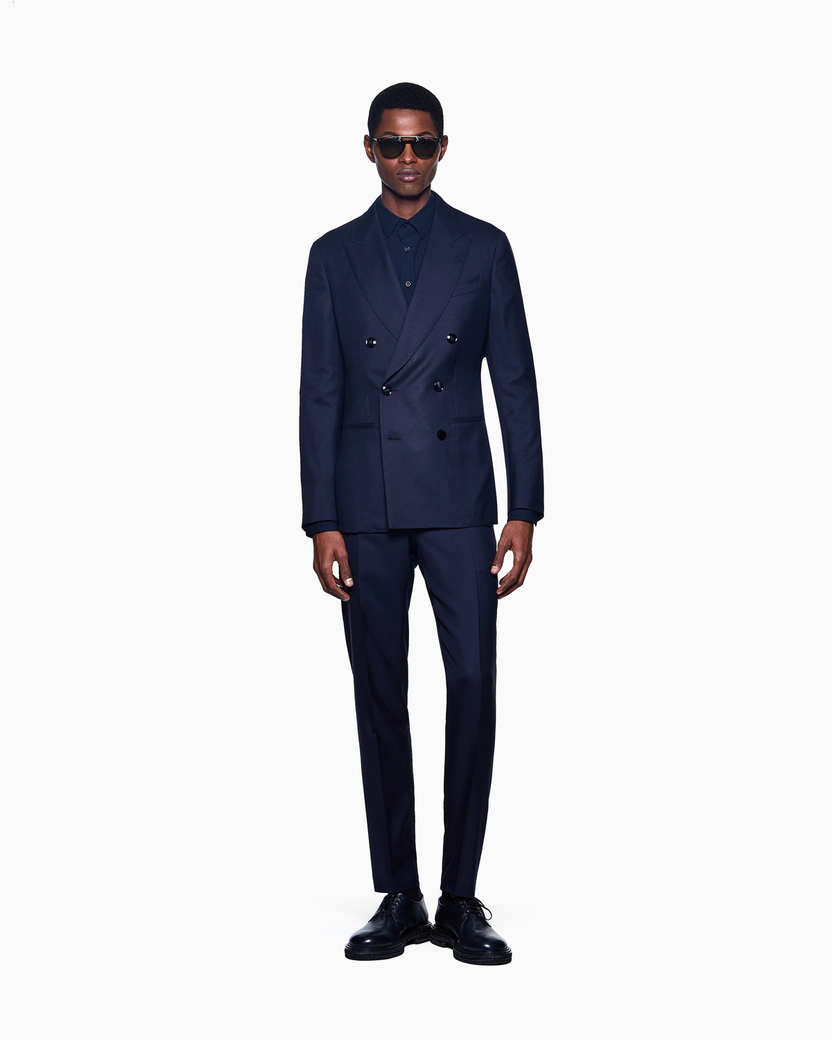 Regular fit cotton seersucker shirt