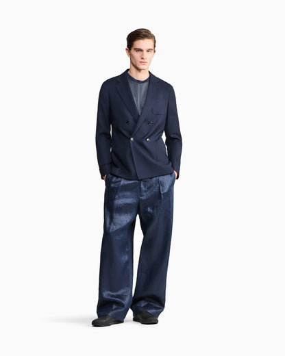Upton Line double-breasted jacket in cashmere
