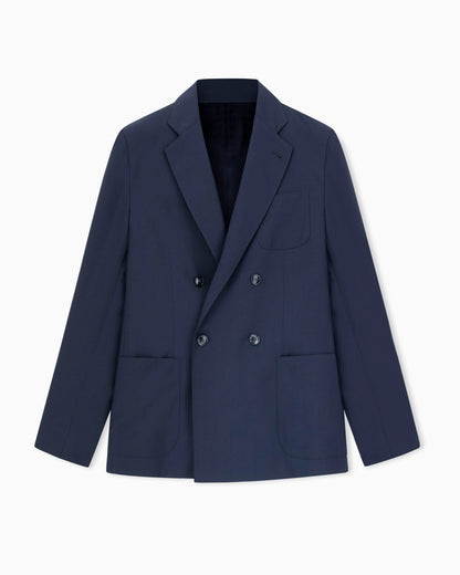 Upton Line double-breasted jacket in cashmere