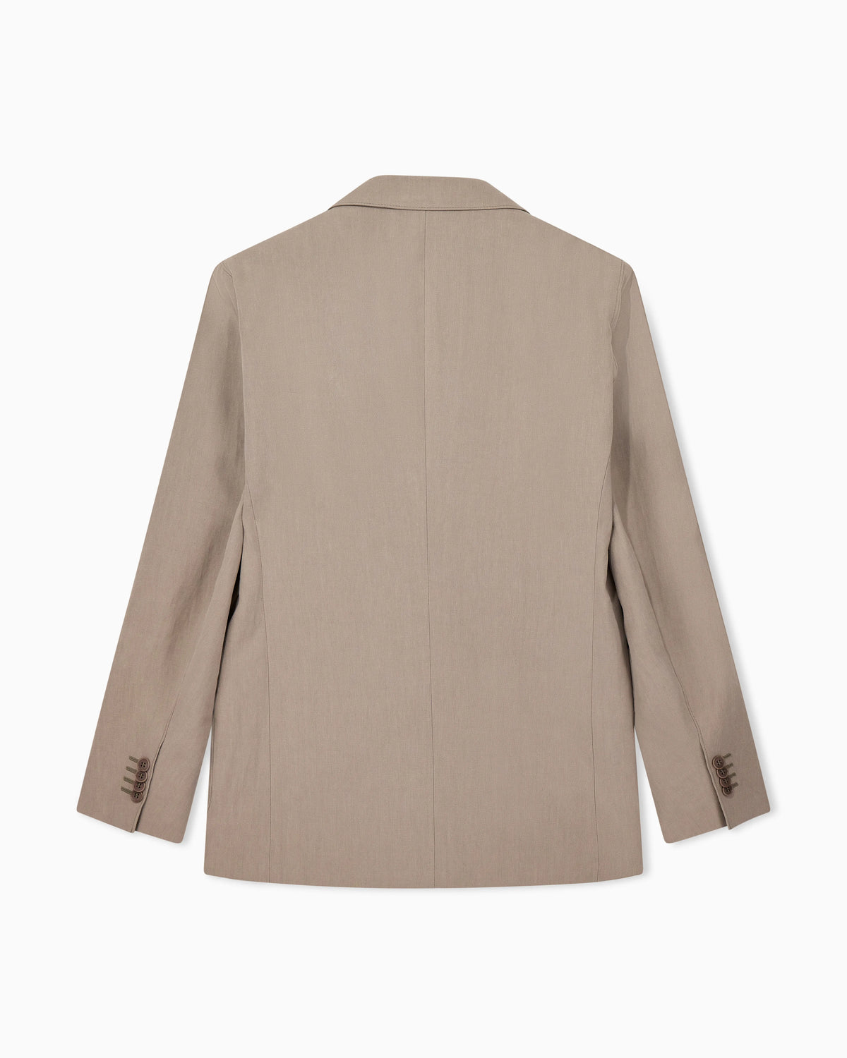 Upton Line single-breasted jacket in linen canvas