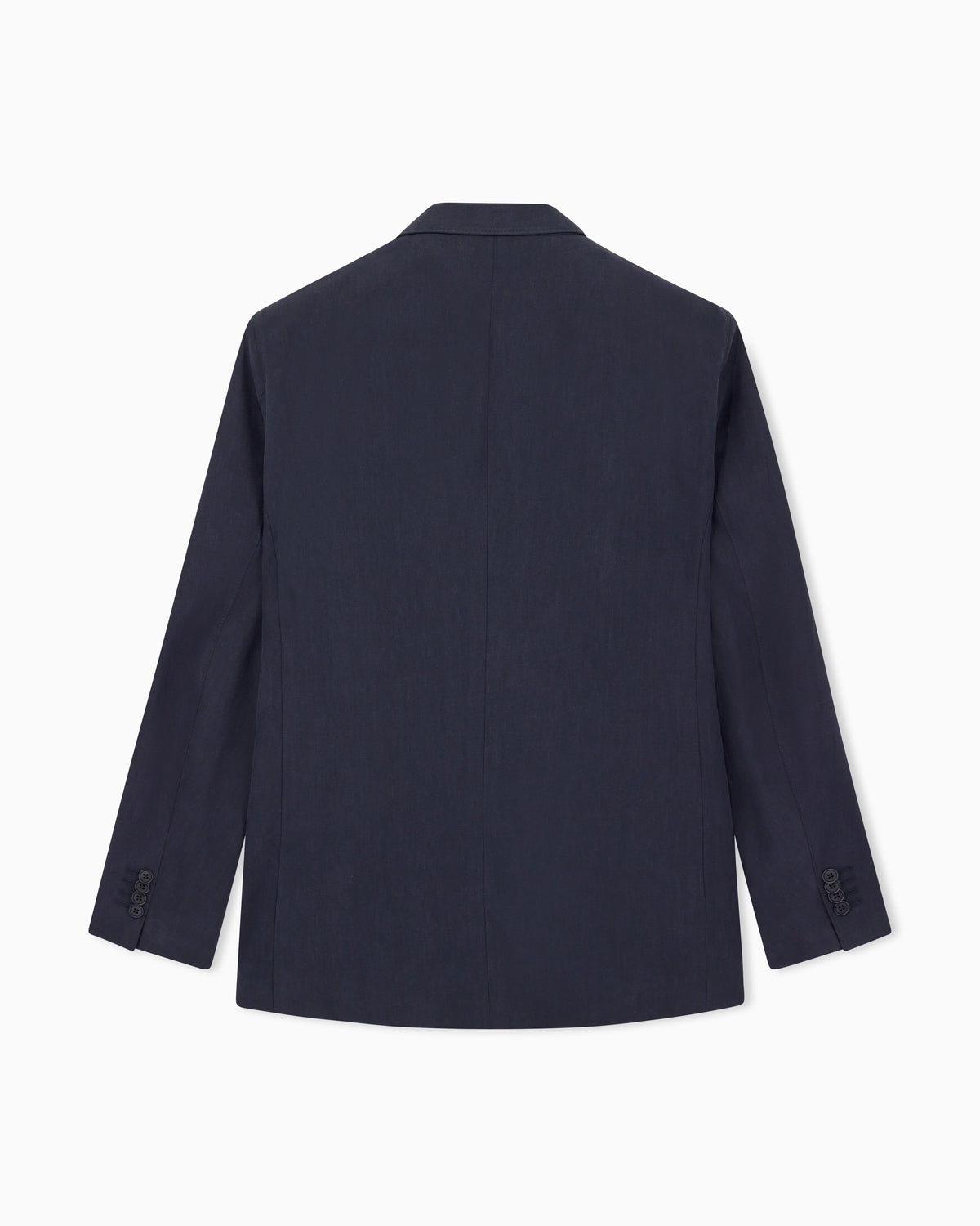 Upton Line single-breasted jacket in linen canvas