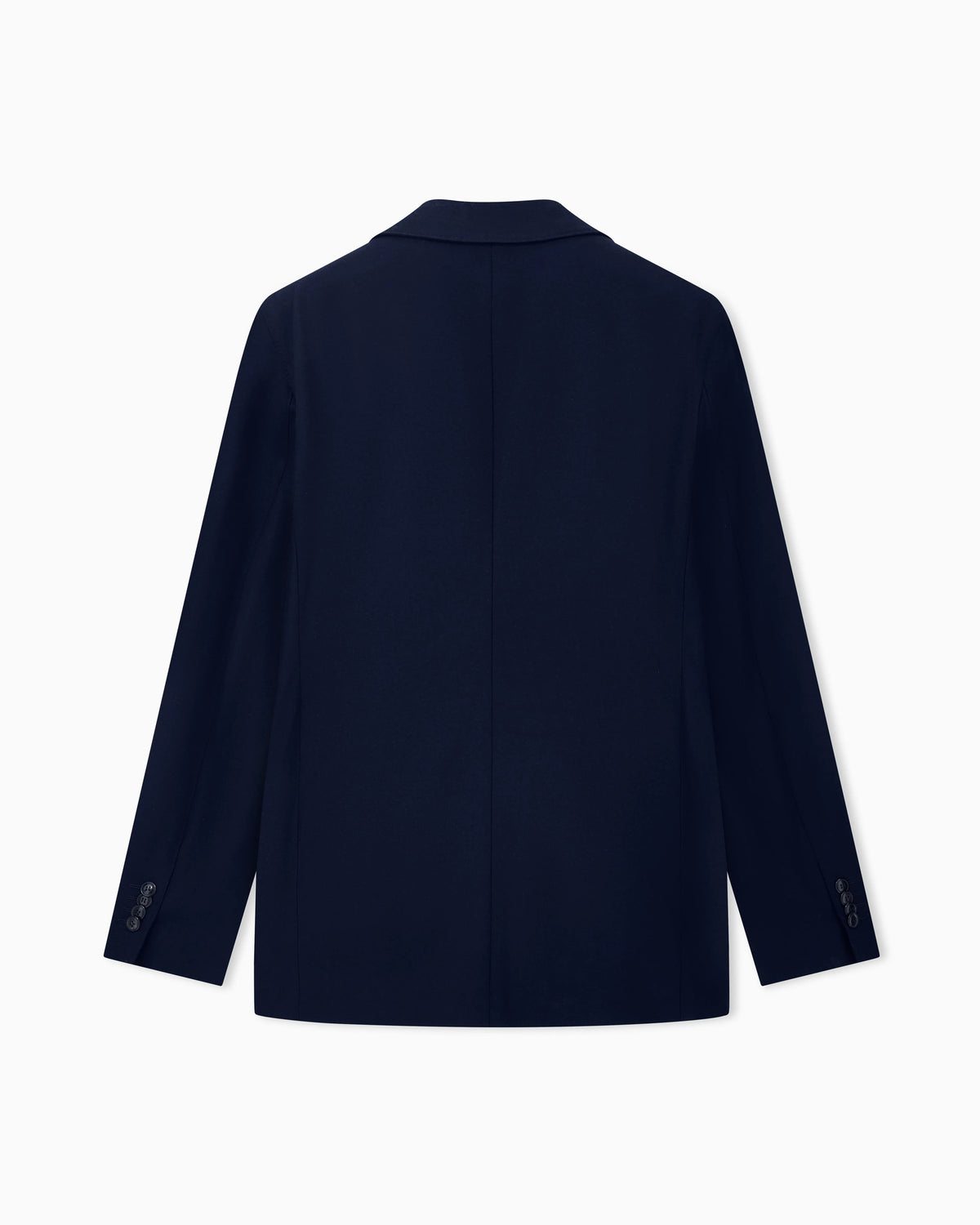 Unlined single-breasted stretch cashmere jacket with two buttons
