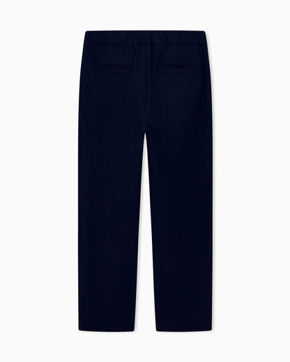 Trouser Cashmere regular fit solid stretch drap