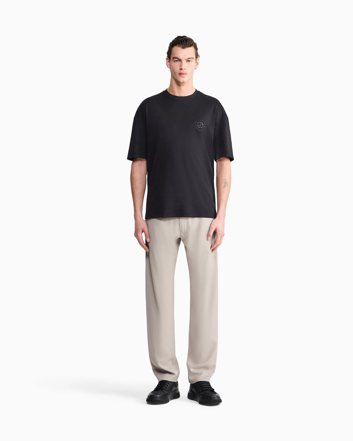 Five-pocket trousers in lightweight virgin wool