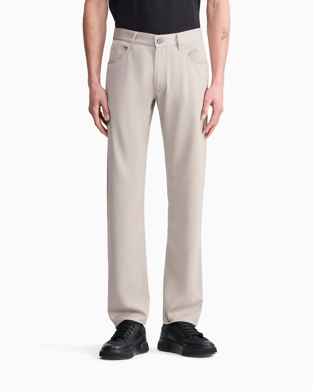 Five-pocket trousers in lightweight virgin wool