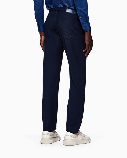 Five-pocket trousers in lightweight virgin wool