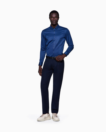 Five-pocket trousers in lightweight virgin wool