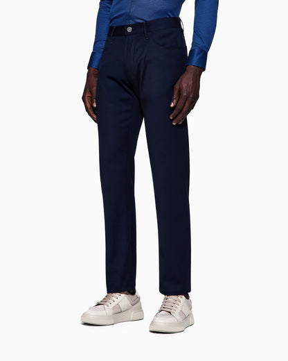 Five-pocket trousers in lightweight virgin wool
