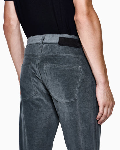 Five-pocket corduroy trousers in a cashmere blend