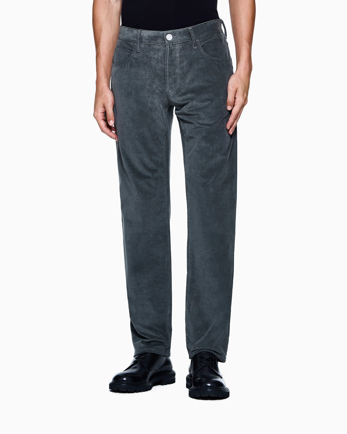 Five-pocket corduroy trousers in a cashmere blend