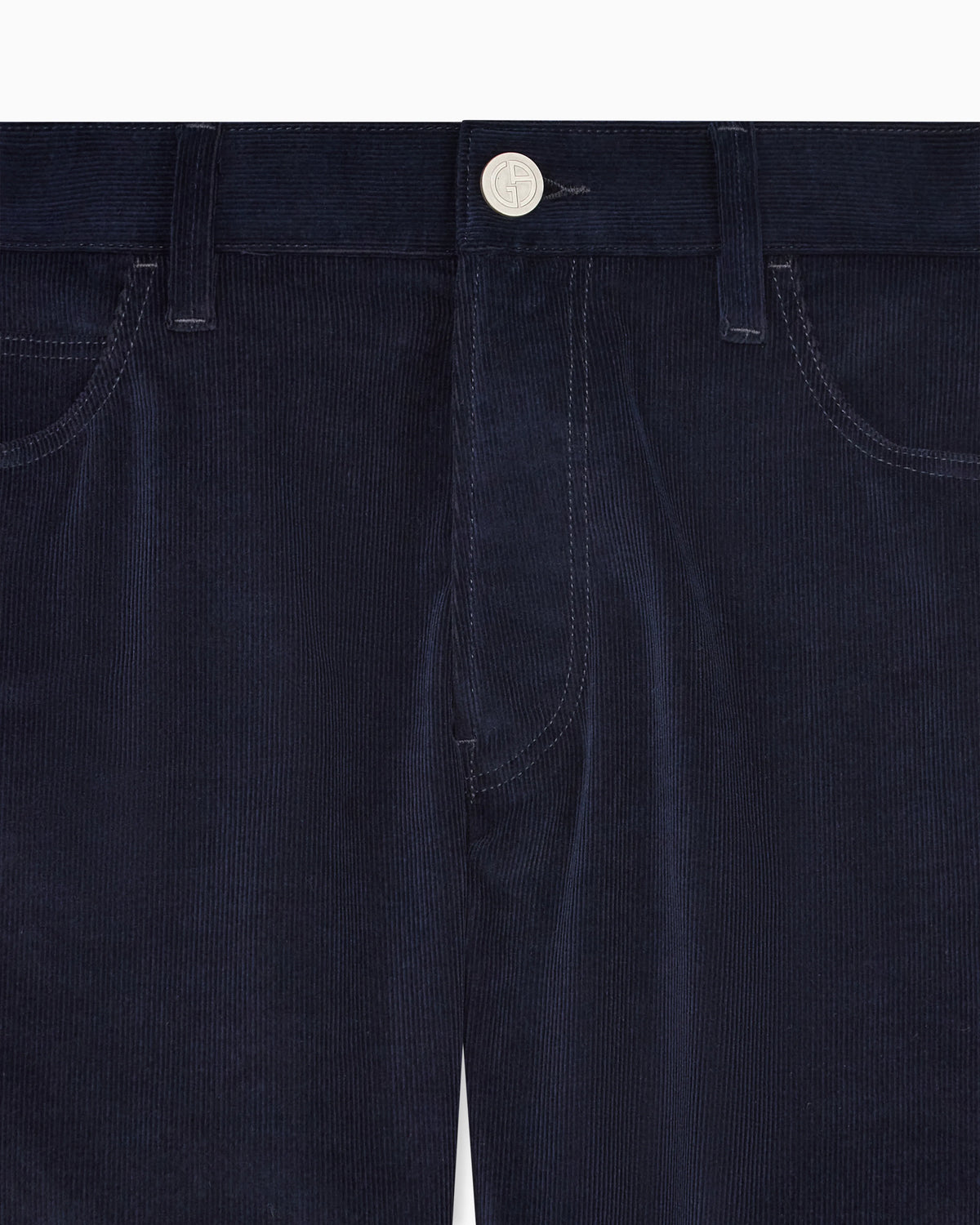Five-pocket corduroy trousers in a cashmere blend