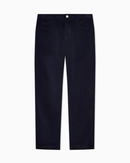 Five-pocket corduroy trousers in a cashmere blend
