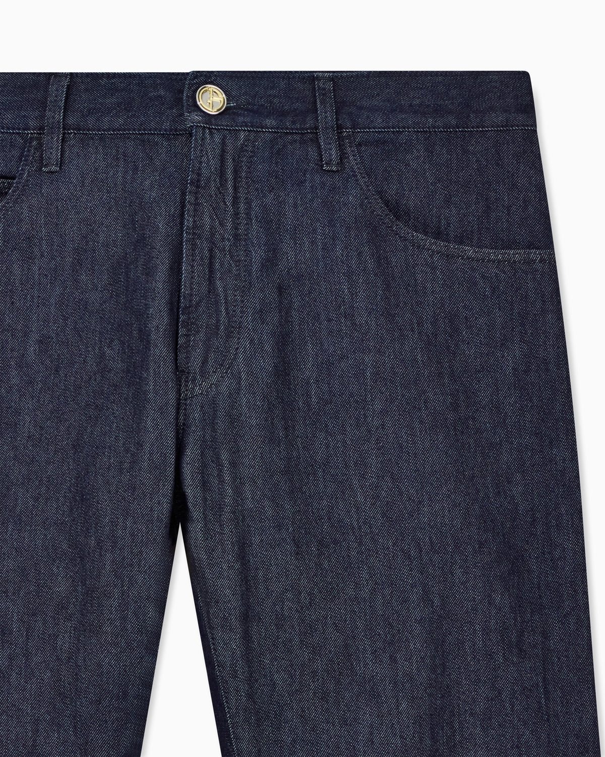 Regular-fit five-pocket trousers in silk and luxury cotton twill