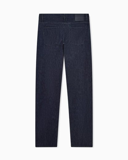 Regular-fit five-pocket trousers in silk and luxury cotton twill