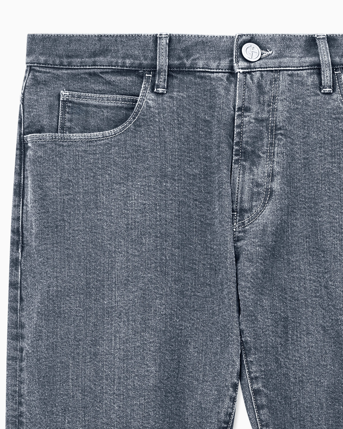 Five-pocket, regular-fit trousers in  cotton and modal