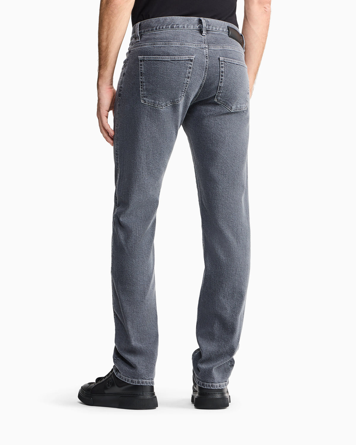 Five-pocket, regular-fit trousers in  cotton and modal