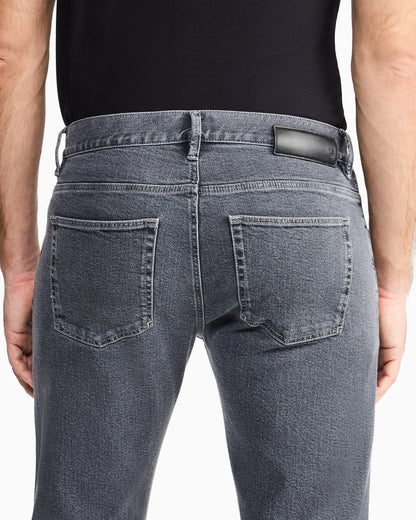 Five-pocket, regular-fit trousers in  cotton and modal