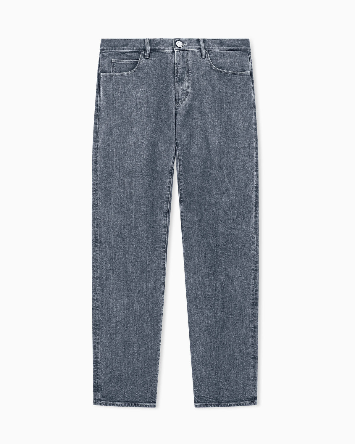 Five-pocket, regular-fit trousers in  cotton and modal