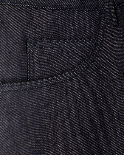 Regular fit 5-pocket pants in stretch cashmere-blend denim