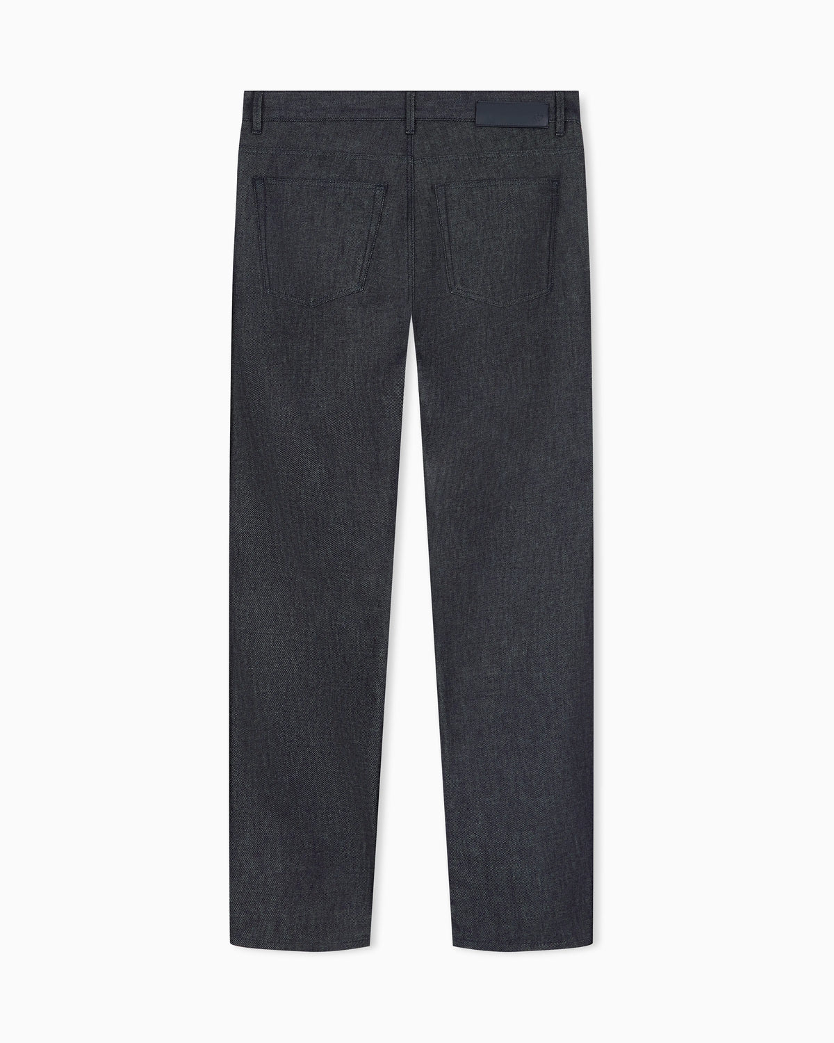 Regular fit 5-pocket pants in stretch cashmere-blend denim